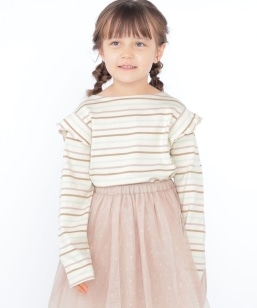 SHIPS KIDS:100�`130cm / �I�[�K�j�b�N �R�b�g�� �t���� �v���I�[�o�[