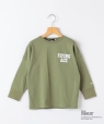 SHIPS KIDS:100�`130cm / PEANUTS FA �v�����g �����O�X���[�u T�V���c �I���[�u