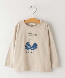 BOBO CHOSES:Zebra Painter Long Sleeve T-Shirt(80�`90cm)