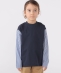 SHIPS KIDS:100�`130cm / �p�^�[�� �ؑ� ���� TEE