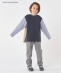 SHIPS KIDS:100�`130cm / �p�^�[�� �ؑ� ���� TEE
