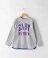 SHIPS KIDS:80�`90cm / �p�C�s���O �J���b�W ���S �X�E�F�b�g �g�b�v�O���[
