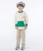 SHIPS KIDS:100�`130cm / �t�F�X �|�P�b�g �X�E�F�b�g