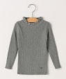 SHIPS KIDS:85�`95cm /�q��􂢉\�r���u �t���� �^�[�g���l�b�N �j�b�g �O���[