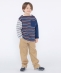 SHIPS KIDS:100�`130cm/�N���C�W�[ �{�[�_�[ �����O�X���[�u T�V���c