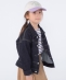 SHIPS KIDS:100�`130cm/�{�[�_�[ �t���� �����O�X���[�u T�V���c