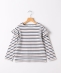 SHIPS KIDS:100�`130cm/�{�[�_�[ �t���� �����O�X���[�u T�V���c