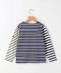 SHIPS KIDS:80�`90cm /�N���C�W�[�p�^�[�� �{�[�_�[ �����O�X���[�u T�V���c
