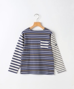 SHIPS KIDS:80�`90cm /�N���C�W�[�p�^�[�� �{�[�_�[ �����O�X���[�u T�V���c