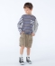 SHIPS KIDS:100�`130cm /�N���C�W�[�p�^�[�� �{�[�_�[ �����O�X���[�u T�V���c