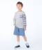 SHIPS KIDS:100�`130cm /�N���C�W�[�p�^�[�� �{�[�_�[ �����O�X���[�u T�V���c
