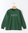 SHIPS KIDS:140�`160cm/ �h�J ���S �����O�X���[�u T�V���c �O���[��