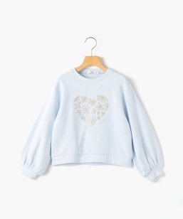 SHIPS KIDS:80�`90cm /�X�p���R�[���t�����[ �n�[�g �X�E�F�b�g