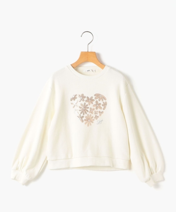SHIPS KIDS:140�`150cm /�X�p���R�[���t�����[ �n�[�g �X�E�F�b�g