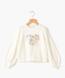 SHIPS KIDS:140�`150cm /�X�p���R�[���t�����[ �n�[�g �X�E�F�b�g