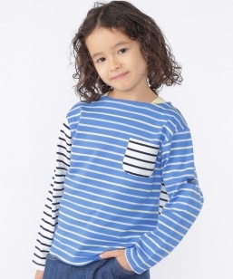 SHIPS KIDS:100�`130cm /�{�[�_�[ �����O�X���[�uT�V���c