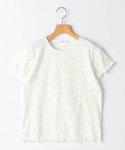 SHIPS KIDS:140�`150cm / �t�����[ �e�L�X�^�C�� ���� TEE