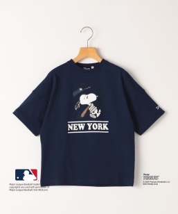 SHIPS KIDS:85�`95cm / PEANUTS×MLB �v�����g T�V���c