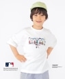 SHIPS KIDS:100�`125cm / PEANUTS×MLB �v�����g T�V���c �I�t�z���C�g