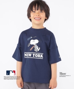 SHIPS KIDS:100�`125cm / PEANUTS×MLB �v�����g T�V���c