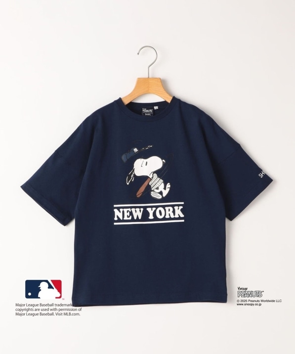SHIPS KIDS:130�`170cm / PEANUTS×MLB �v�����g T�V���c