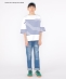 SHIPS KIDS:100�`170cm / �p�l�� �{�[�_�[ ���� TEE