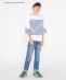 SHIPS KIDS:100�`170cm / �p�l�� �{�[�_�[ ���� TEE