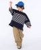 SHIPS KIDS:100�`170cm / �p�l�� �{�[�_�[ ���� TEE