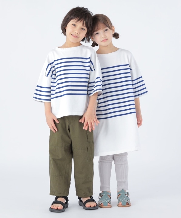 SHIPS KIDS:100�`170cm / �p�l�� �{�[�_�[ ���� TEE