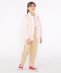 SHIPS KIDS:140�`150cm / �I�[�K�j�b�N �R�b�g�� �t���� �X���[�u TEE