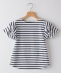 SHIPS KIDS:140�`150cm / �I�[�K�j�b�N �R�b�g�� �t���� �X���[�u TEE