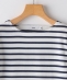 SHIPS KIDS:140�`150cm / �I�[�K�j�b�N �R�b�g�� �t���� �X���[�u TEE