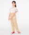 SHIPS KIDS:140�`150cm / �I�[�K�j�b�N �R�b�g�� �t���� �X���[�u TEE