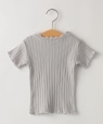 SHIPS KIDS:80�`90cm / �����E ���� TEE ���C�g�O���[