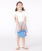 SHIPS KIDS:100�`130cm / ���[�X �t���� ���� TEE