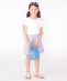 SHIPS KIDS:100�`130cm / ���[�X �t���� ���� TEE