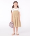 SHIPS KIDS:100�`130cm / ���[�X �t���� ���� TEE