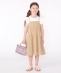SHIPS KIDS:100�`130cm / ���[�X �t���� ���� TEE