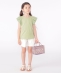 SHIPS KIDS:100�`130cm / ���[�X �t���� ���� TEE