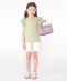 SHIPS KIDS:100�`130cm / ���[�X �t���� ���� TEE