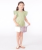 SHIPS KIDS:100�`130cm / ���[�X �t���� ���� TEE
