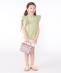 SHIPS KIDS:100�`130cm / ���[�X �t���� ���� TEE