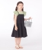 SHIPS KIDS:100�`130cm / ���[�X �t���� ���� TEE