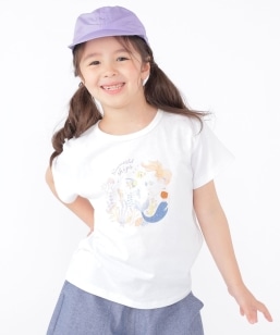 SHIPS KIDS:100�`130cm / �T�}�[ ���`�[�t ���� TEE