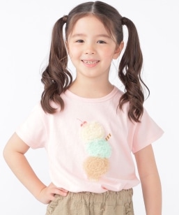 SHIPS KIDS:100�`130cm / �T�}�[ ���`�[�t ���� TEE