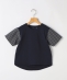 SHIPS KIDS:100�`130cm / �`�F�b�N �ؑ� ���� TEE