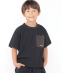SHIPS KIDS:100�`130cm / �qUV�J�b�g�r�h���C �|�P�b�g TEE