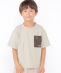 SHIPS KIDS:100�`130cm / �qUV�J�b�g�r�h���C �|�P�b�g TEE