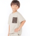 SHIPS KIDS:100�`130cm / �qUV�J�b�g�r�h���C �|�P�b�g TEE