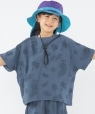 SHIPS KIDS:100�`130cm / �p�C�� �W���J�[�h TEE ���C�����u���[